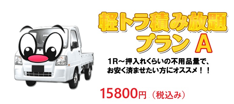 軽トラ積み放題　一番人気のプラン