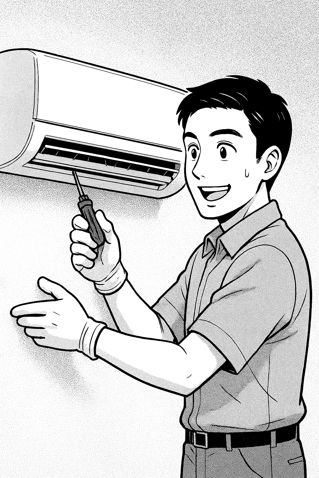 取り外し作業様子